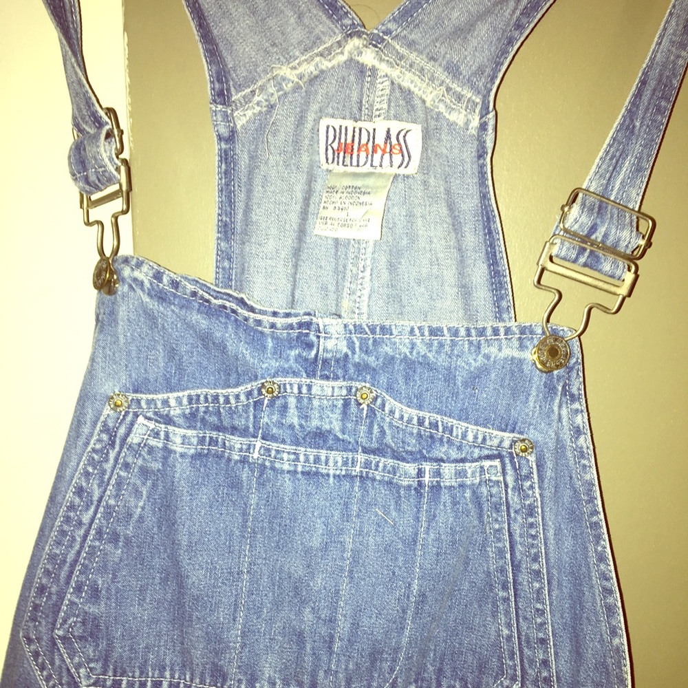 Vintage Oversized Short Overalls